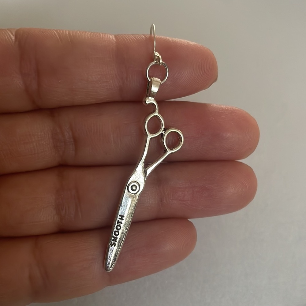 Scissors earrings new - Picture 3 of 3